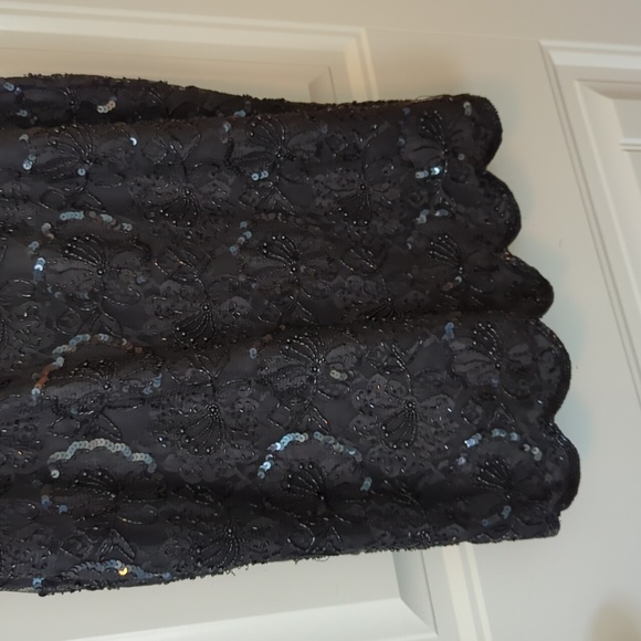 Vintage Stenay Sequined "Little Black Dress" with Cardigan - Picture 5 of 16